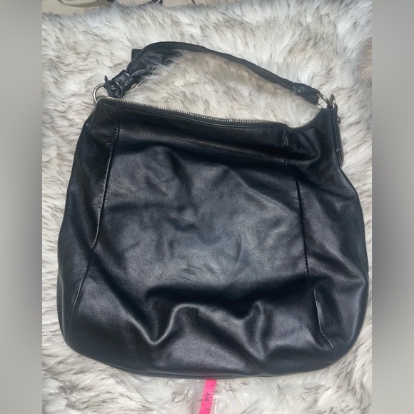 Vintage Coach🖤Black hobo bag slouch purse work bag travel bag - Picture 12 of 14